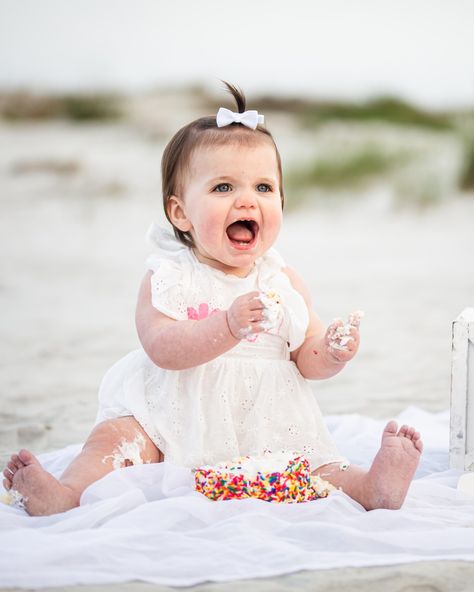 Cute as a button! Love this family session/cake smash combo on St. Simons Island! . . . #cakesmash #cakesmashsession #cakesmashbeachsession #familysession #familybeachsession #stsimonsphotographer #brunswickphotographer #jekyllislandphotographer #vacationphotographer #beachsession #stsimonsisland Beach First Birthday, Family Beach Session, First Birthday Pictures, Jekyll Island, 1st Birthday Photos, St Simons Island, Smash Cake Photoshoot, St Simons, Beach Sessions