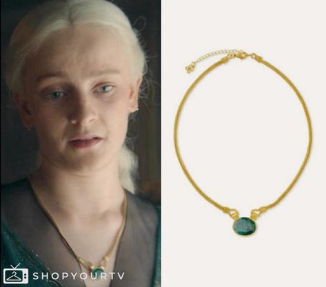 House of the Dragon: Season 2 Episode 3 Helaena's Stone Pendant Necklace House Of The Dragon Jewelry, Tv Show House, Show House, Dragon Earrings, House Of The Dragon, Dragon Jewelry, Stone Pendant Necklace, Episode 3, Stone Pendant