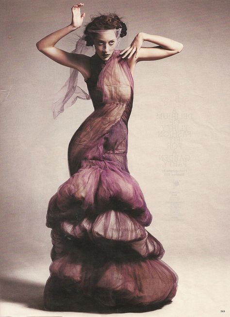 lee-enfant-terrible:    Alana Zimmer by Greg Kadel for New York Times Magazine: Women’s Fashion Spring 2007 Edition  in Alexander McQueen Spring Summer 2007 Greg Kadel, Runway Fashion Couture, Times Magazine, Mcqueen Fashion, New York Times Magazine, Tim Walker, Textiles Fashion, John Galliano, Fashion Spring