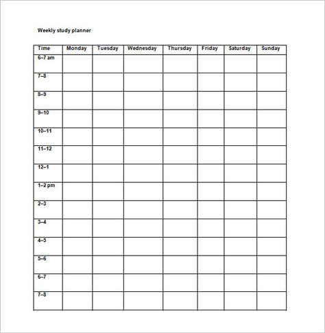 Blank Study Schedule Template Free Download Word Format School Squedule, Revision Timetable Template, Revision Timetable, Study Schedule Template, Study Templates, Agenda Printable, Bible Study Template, Timetable Template, Printable Programs