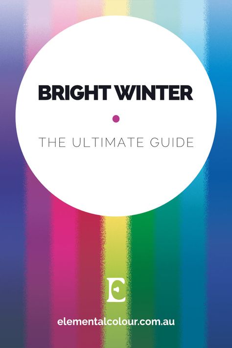 Bright Winter: The Ultimate Guide ∙ ElementalColour Cool Bright Winter Palette, Bright Winter Outfits Color Palettes, Bright Winter Color Analysis, Bright Winter Patterns, Winter Bright Palette, Bright Winter Colors, Bright Winter Colour Palette, Bright Winter Makeup Products, Bright Winter Outfits Capsule Wardrobe