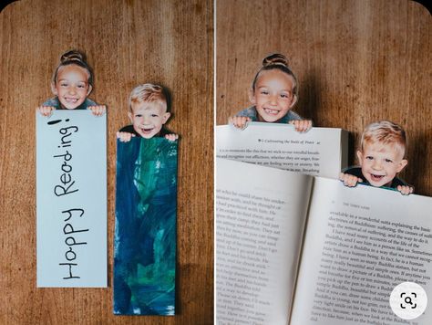 Family Day Gifts, Diy Bookmark For Grandma, Bookmarks For Grandparents, Crafts To Make For Grandparents, Diy Picture Bookmarks, Craft Gift For Grandparents, Gifts For Kids To Make For Grandparents, Toddler Craft Gifts Grandparents, Kid Craft For Grandparents