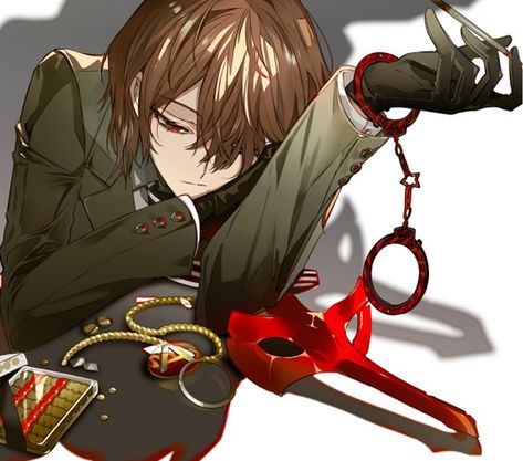 Akechi Fanart, Persona Crossover, Persona Five, Atlus Games, Persona 5 Anime, Ren Amamiya, Goro Akechi, Shin Megami Tensei Persona, 5 Anime