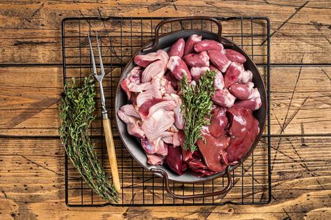 How to Cook Chicken Necks, Gizzards and Hearts | livestrong Best Way To Cook Chicken, Chicken Neck, Way To Cook Chicken, Cook Lamb, Chicken Gizzards, How To Cook Lamb, How To Make Gravy, Ways To Cook Chicken, Cooking Chicken