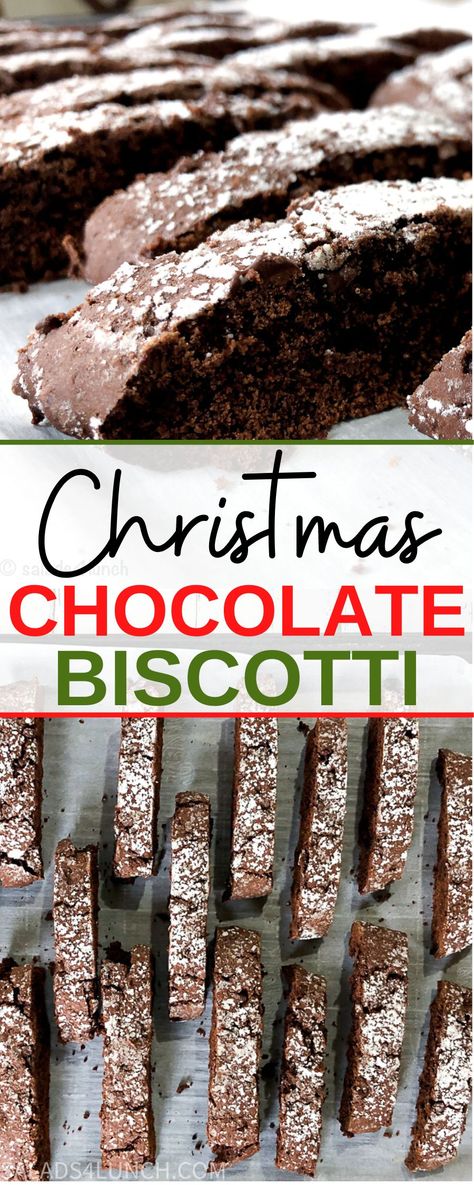 Chocolate Peppermint Biscotti, Double Chocolate Biscotti Recipe, Chocolate Chip Biscotti Recipe, Best Biscotti Recipe, Christmas Biscotti, Chocolate Biscotti Recipe, Biscotti Recipes, Chocolate Biscotti, Biscotti Cookies