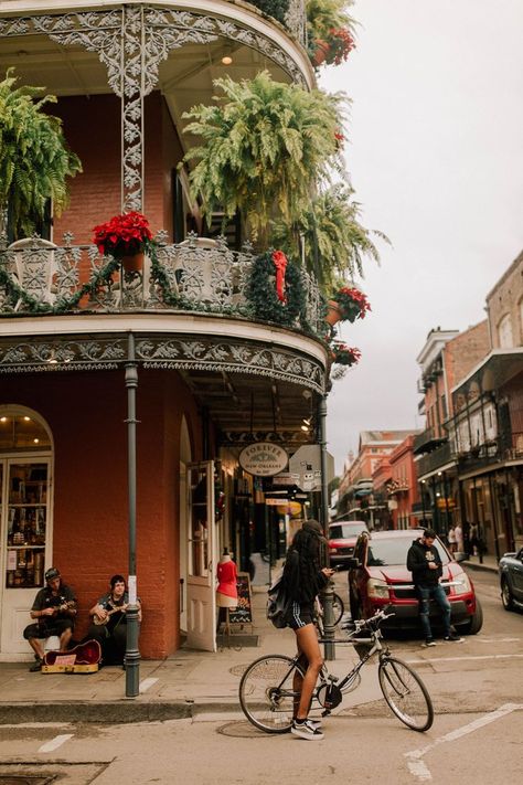 1980s New Orleans, Christmas New Orleans, New Orleans Apartment Interior, New Orleans Pictures Ideas, New Orleans Jazz Aesthetic, New Orleans Aesthetic French Quarter, Nola Aesthetic, Christmas In New Orleans, New Orleans Swamp