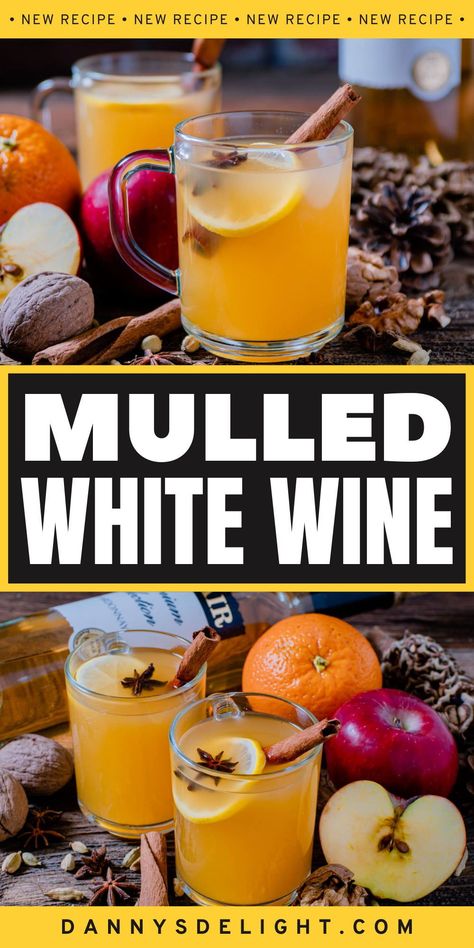 Muscles Recipe White Wine, White Cooking Wine Recipes, Mulled White Wine Recipe, Best White Wine For Cooking, White Wine Drink, Simple Mulled Wine Recipe, Homemade Mulled Wine, Mulled White Wine, White Wine Recipes