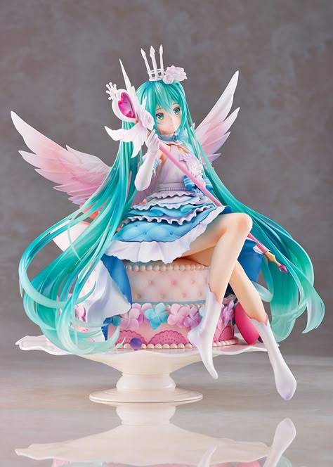 Miku Birthday, Hatsune Miku Birthday, Action Figures Anime, Anime Figurine, Miku Hatsune, Anime Figurines, Figure Poses, Anime Dolls, Arte Popular