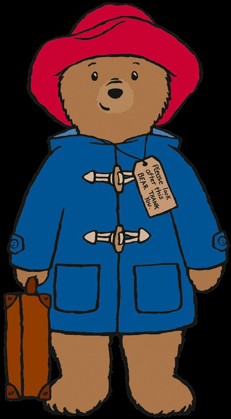 Paddington Bear, No Background, Png Image, Duvet, Teddy Bear, Resolution, Red