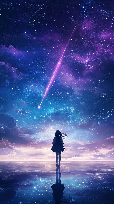 Anime Universe, Dreamy Artwork, Art Photography Portrait, Cool Backgrounds Wallpapers, Anime Artwork Wallpaper, Cool Anime Pictures, Pretty Wallpapers Backgrounds, Beautiful Posters, Dreamy Art