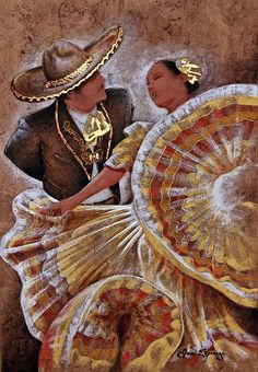 Mexican Art Painting, Bedroom Decor Modern, Dancer Poster, Hispanic Art, Mexican Artwork, Mexican Paintings, Latino Art, Mexican Culture Art, Canvas Wall Art Living Room