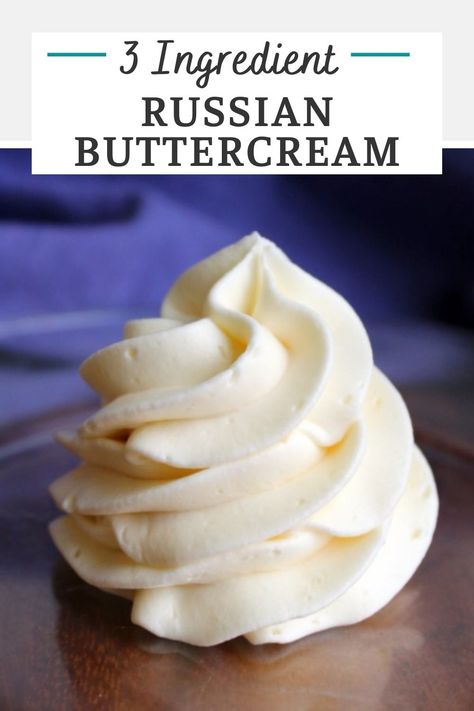 Russian Buttercream {Sweetened Condensed Milk Frosting Without Powdered Sugar} 8 Frosting Without Powdered Sugar, Condensed Milk Buttercream, Russian Buttercream, Condensed Milk Recipes Desserts, Milk Recipes Dessert, Cooked Frosting, Sweetened Condensed Milk Recipes, Frosting Recipes Easy, Cake Frosting Recipe