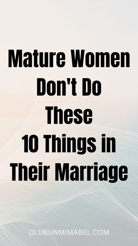 Marriage is not child’s play, so I’m usually not hasty to dish out advice and hot takes about it. However, if you must grow and have a healthier marriage with your partner, then learning must be a continuous process for you.... Keep reading for marriage advice, dating advice, dating tips, marriage tips, healthy marriage advice, relationship tips, relationship advice... Marriage Advice Troubled, Successful Marriage Tips, Marriage Thoughts, Improve Marriage, Happy Marriage Tips, Funny Marriage Advice, Marriage Advice Quotes, Relationship Lessons, Marriage Help