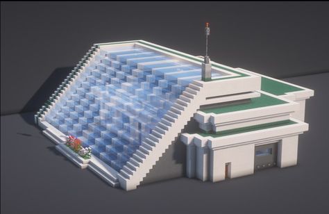 Minecraft Lab Building, Minecraft Building Ideas Laboratory, Minecraft Futuristic Building Ideas, Minecraft Research Lab, Minecraft Alchemy Lab, Science Lab Minecraft, Minecraft Research Facility, Minecraft Space Base, Minecraft Lab Ideas