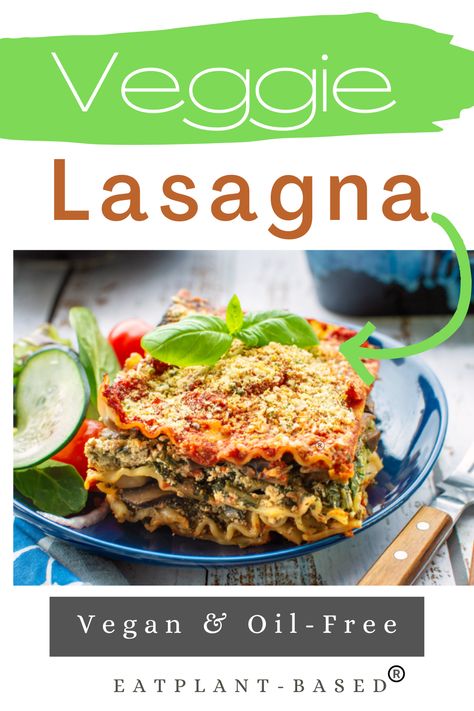 Vegan Veggie Lasagna, Easy Vegetable Lasagna, Vegetable Lasagna Recipe, Noodles Homemade, Free Noodles, Chef Aj, Vegan Spinach, Vegan Lasagna, Veggie Lasagna