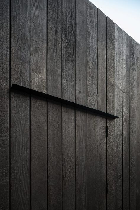 Cladding Door, Artistic Architecture, Black Cladding, Concealed Door, Studio Gym, Black Houses, Gym Setup, House Cladding, Gym At Home