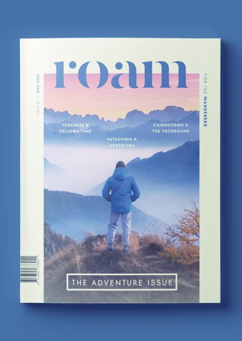 Stylish Travel Magazine Template for InDesign | Free Download Back Cover Of Magazine, Front Magazine Cover, Book Magazine Cover, Artistic Magazine Covers, Travel Magazine Layout Design Templates, Travel Magazine Cover Ideas, Magazine Layouts Designs, Magazine Layout Design Travel, Cover Magazine Design Ideas