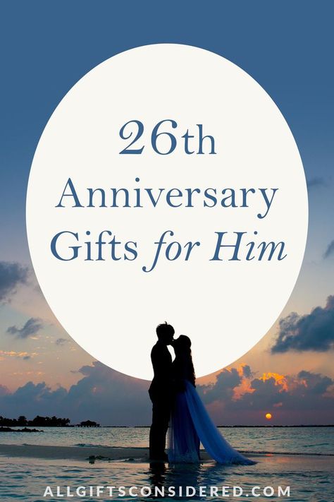 26th Anniversary Gifts for Him 26th Anniversary Ideas, 26th Anniversary, Gifts To Make, Anniversary Gifts For Husband, Traditional Modern, Anniversary Gifts For Him, Romantic Gift, Gift Ideas For Men, Best Ideas