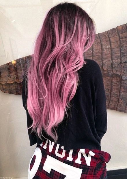 Pinterest Ombre Hair Color For Brunettes Long, Hair Color Flamboyage, Pink Ombre Hair, Mode Rose, Kadeřnické Trendy, Hair Color Pastel, Fesyen Rambut, Super Hair, Vlasové Trendy