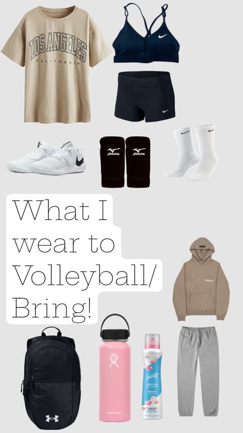 #volleyball #fyp #nike #tshirt #comfy #practice #sports #hydroflask #nikesocks #kneepads #deodrant #backpack #volleyballpractice #volleyballaesthetic #outfitinspo Volleyball Practice Outfits, Volleyball Practice, Ball Aesthetic, Practice Outfits, Nike Socks, Nike Tshirt, Knee Pads, Los Angeles California, What I Wore