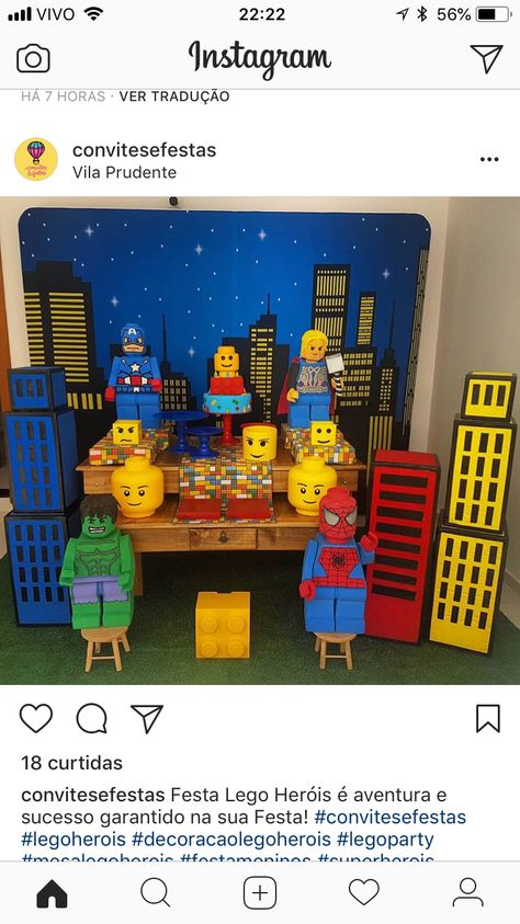 Lego Spiderman, Marvel Birthday Party, Marvel Party, Ninjago Party, Lego Birthday Party, Superhero Cake, Lego Birthday, Superhero Birthday Party, Lego Party