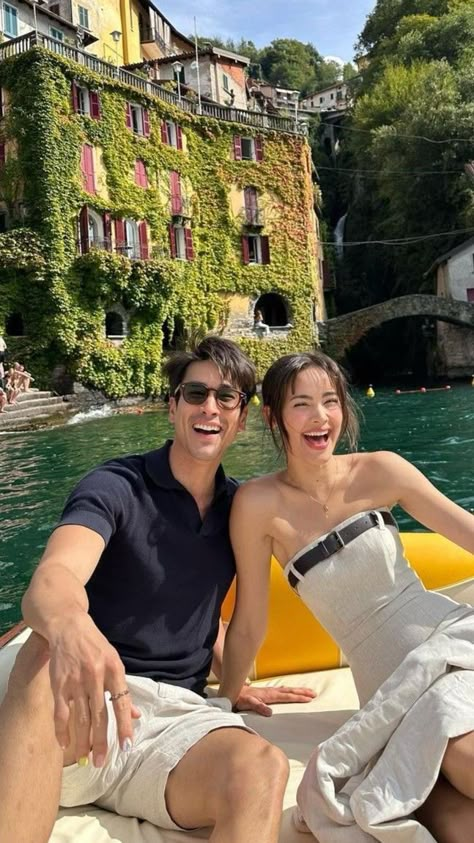 Thailand Couple Pictures, Couple Trip Aesthetic, Classy Couple Romantic, Dating Aesthetic, Thailand Couple, Outfits Europe, Rich Couple, Matching Fits, Nature Trip