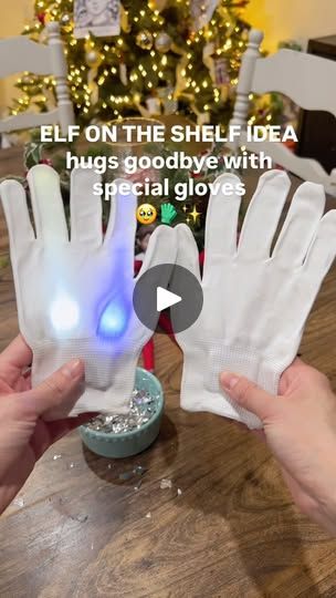 12K views · 1.2K reactions | Elf on the shelf idea that will light up your kids faces! 🥹🥲✨

Sprinkle some magic (glitter or sprinkles) and put on gloves (any glove you have!) and let your kids hug their elves goodbye. My kids were so happy they got to hold their elves, def so memorable! 
🥹🧤✨

#elfontheshelf #elfontheshelfideas #elfontheshelfinspiration #elfmagic #elfonashelf #elfonashelfideas #christmasmagic #christmascountdown | Melissa Holguin | Mom of 3