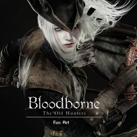 Lady Maria X Hunter, Lady Maria Pfp, Bloodborne Hunter Art, Lady Maria Bloodborne Art, Bloodborne Character Art, Bloodborne Drawing, Bloodborne Icon, The Hunter Bloodborne, Bloodborne Pfp