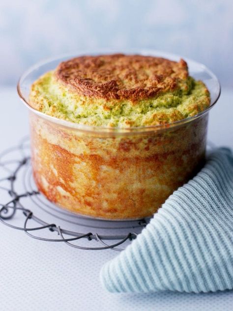 Broccoli and blue cheese soufflé Cheese Souffle Recipes, Cheese Soufflé, Vegetarian Christmas Recipes, Cheese Souffle, Vegetarian Christmas, Souffle Recipes, Delicious Magazine, Christmas Food Dinner, Broccoli Recipes