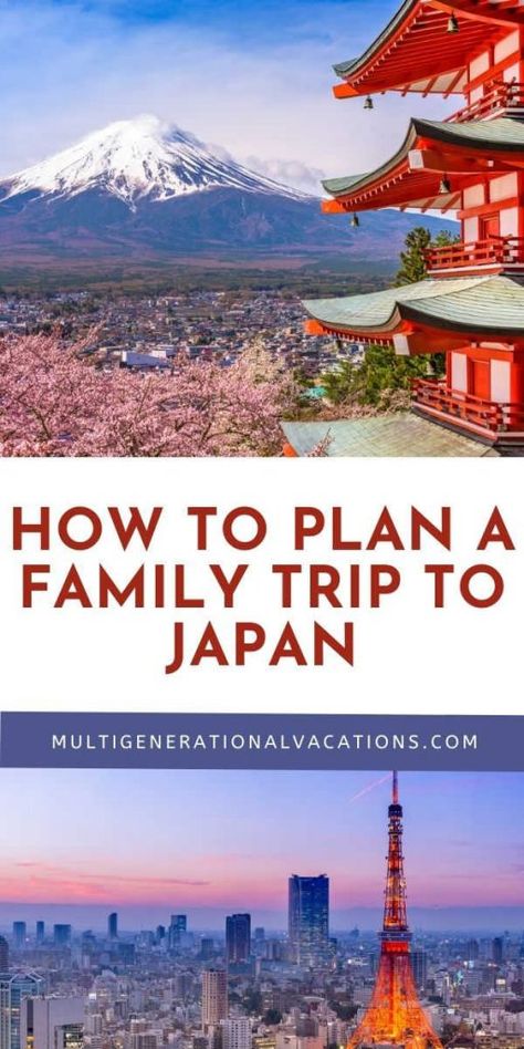 If you are looking for an amazing destination for a multigenerational trip, head to Japan! There's something for all ages from Disney to historic temples. Use this guide to plan your trip! - Multigenerational Vacations |Japan travel| Japan travel tips| Japan train| Japan trip|Japan trip planning| Japan trip itinerary| Japan itinerary| Japan with kids| Japan with grandparents Japan Itinerary With Kids, Family Trip To Japan, Japan Travel Outfit, Train Japan, Japan October, Japan With Kids, Travel To Japan, Plan A Vacation, Japanese Hotel