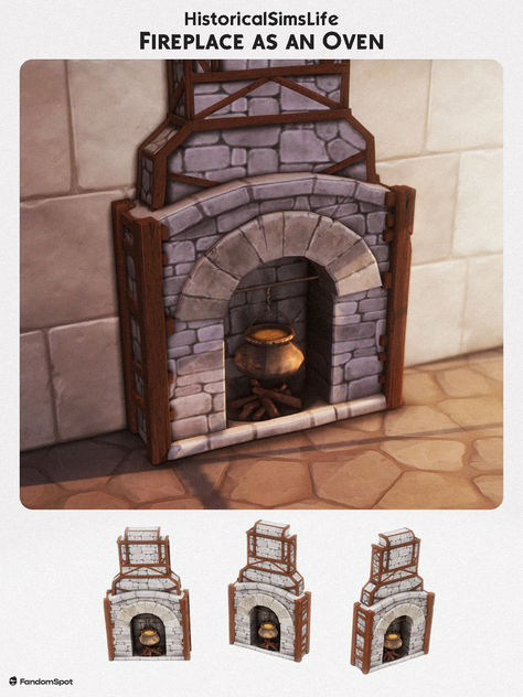 Grab this custom CC at # 20 in our list of Medieval-themed goodies for The Sims 4! Sims 4 Medieval Fireplace, Sims 4 Medieval Kitchen Cc, Sims 4 Medieval Build Cc, Sims 4 Medieval Activities, Sims 4 Cc Dungeons And Dragons, Sims 4 1600s Cc, Sims 4 Medieval Furniture, Sims 4 1300s Cc, Ts4 Medieval Cc