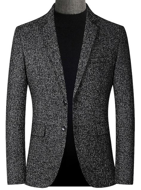 Blazers For Men Casual, Business Casual Suit, Business Casual Blazer, Blazer Bleu, Business Jacket, Fall Blazer, Blazer Casual, Mens Blazer Jacket, Mens Jackets Casual