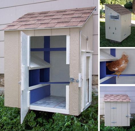 City Chicken Coop, Chicken Coop Building, Chicken Coop Building Plans, City Chicken, Portable Chicken Coop, Backyard Chicken Coop Plans, Coop Ideas, Coop Design, Garden Tool Shed