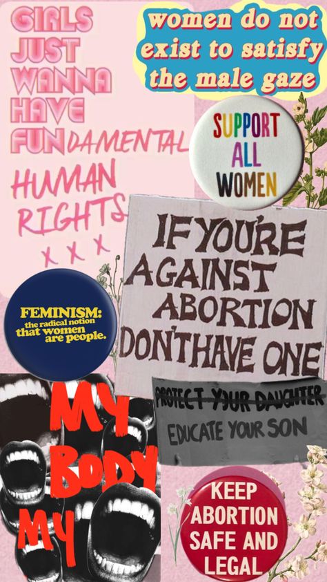 #feminism #feminist #femalepower #prochoice #peace #reproductiverights Feminism Project Ideas, Retro Feminism Art, Feminist Statistics, Intersectionality Feminism, Feminism Phrases, Feminine Rage, Feminism Art, Everything I Am, Protest Art