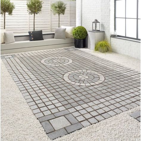 The Granite Square Cobble Mats from Kelkay are a great way to add a patio or walkway in your garden using small blocks for extra detail rather than large paving slabs. #gardenoasis #gardeninspo #gardenaccessories  #summergarden #wintergarden #landscapingideas #gardenersworld #gardening #horticulture #garden #gardenlife #plants #flowers #nature #gardendecor #paving #gardenslabs #pavingslabs #drivewayinspo #kelkay #granitesquarecobblemats Horticulture Garden, Garden Slabs, Sandstone Paving Slabs, Natural Stone Paving, Paving Ideas, Stone Paving, Sandstone Paving, Paving Slabs, Garden Oasis