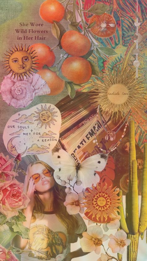 #hippie #sungoddess #vintage #wallpaper #summer #festiveaesthetic Wallpaper Summer, Vintage Wallpaper, Cool Wallpaper, Festival