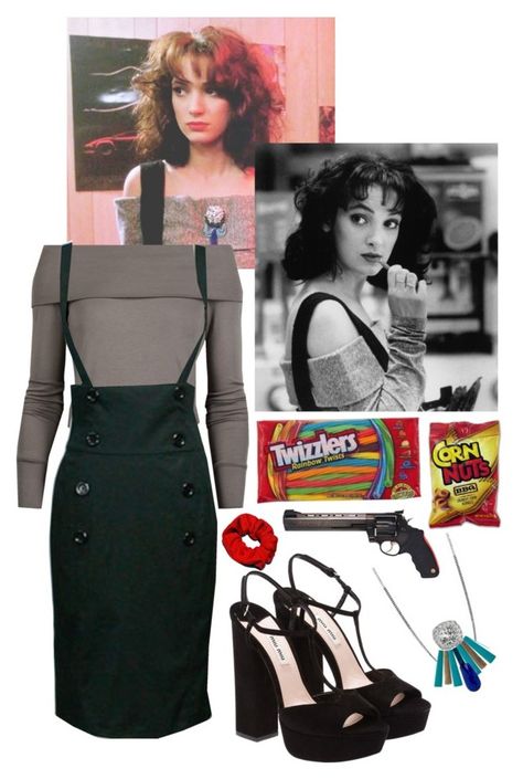 "veronica sawyer." by captain-spaulding ❤ liked on Polyvore featuring Ryder, Splendid, Miu Miu, Karen Millen, Revolver, Indulgems, Allurez, outfit, Inspired and Heathers Captain Spaulding Costume Women, Surprise Sidney, Heathers Costume, Veronica Sawyer, 90’s Outfits, Classic Halloween Costumes, Movie Inspired Outfits, Disney Inspired Fashion, Halloween Party Outfits