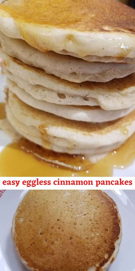 Pancakes With Self Rising Flour, Baking Soda Pancakes, Eggless Banana Pancakes, Pancakes Without Eggs, Eggless Pancakes, Yummy Breakfast Smoothies, Healthy Delicious Breakfast, Vanilla Pancakes, Lectin Free Recipes