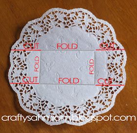 Paper Plate Box, Paper Doily Crafts, Doily Crafts, Doilies Crafts, Mini Basket, School Treats, Picnic Ideas, Paper Doilies, Paper Lace