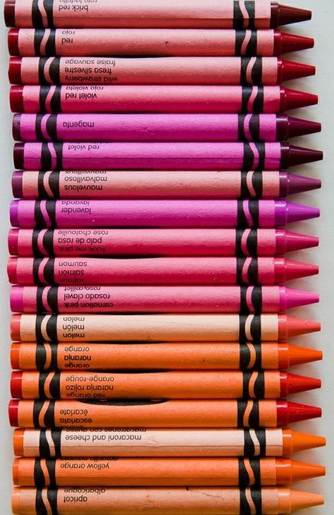 Crayola Crayons, Crayon Art, Rose Orange, Color Crush, Live Colorfully, Color Stories, World Of Color, Color Textures, Color Of Life