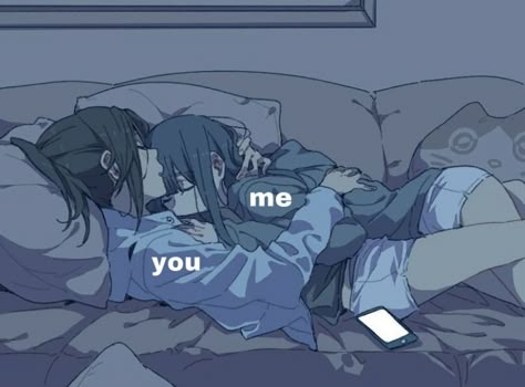 Lesbian Art, Me And Her, Could Be Us, Yuri Anime, Couple Things, Me And Him, Me And Who, Love Memes, Cute Memes