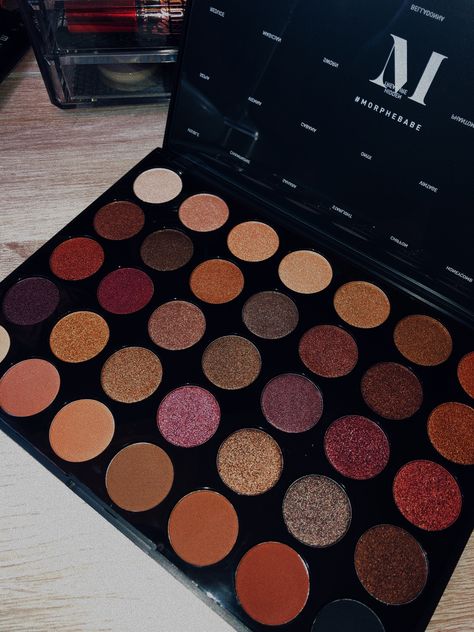 Morphe 35f, Bday Wishes, Morphe Palette, Makeup Drawer Organization, Makeup 101, Makeup Pallets, Makeup Drawer, Makeup Eyeshadow Palette, Makeup Accesories