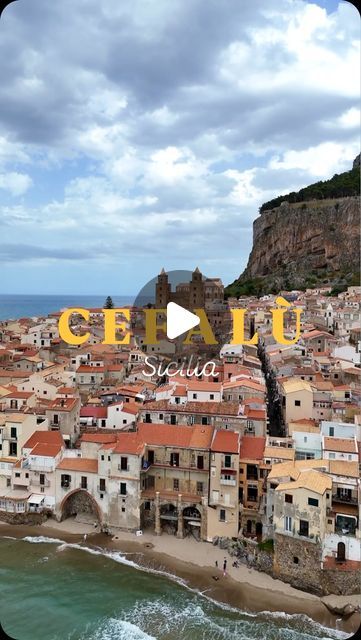 Jackie | Travel Inspiration on Instagram: "20 seconds of Cefalù Sicily  Cefalù is charming coastal town with lovely beaches and historical sites. It can be reached in about one hour by train from Palermo.   #sicilia #sicily #italia #cefalù" Siracusa Sicily, Cefalu Sicily, Palermo Sicily, Coastal Town, Coastal Towns, Historical Sites, Palermo, Sicily, Travel Inspiration