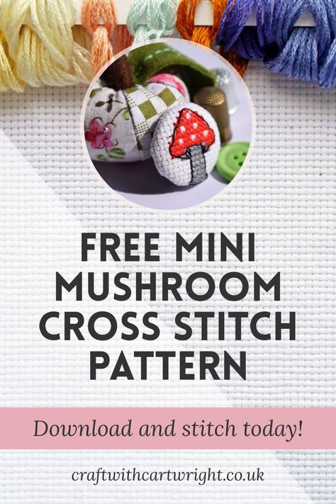 Looking for the perfect small pattern of a red mushroom? Imagine mario bouncing from these or fairies hiding underneath. This toadstool pattern is available for free in a pdf format for you to download, print and stitch today. Unique Cross Stitch, Free Cross Stitch Charts, Cross Stitch Tutorial, Nature Cross Stitch, Cross Stitch Supplies, Custom Cross, Vintage Cross Stitches, Floral Cross Stitch, Diy Cross Stitch