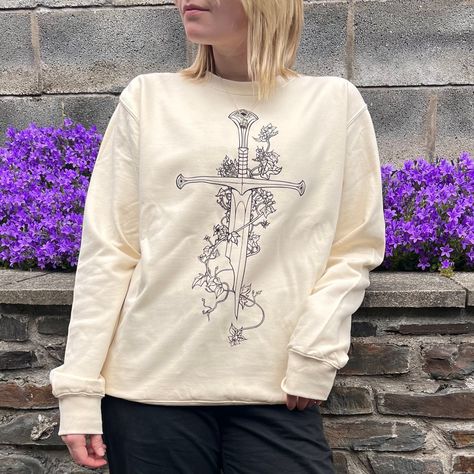 Excited to share the latest addition to my #etsy shop: Lord of the Rings Sweatshirt- Anduril: Vanilla White or Smoke Black Lord Of The Rings Sweatshirt, Lord Of The Rings Hoodie, Fairy Circle, Star Lord, Square Print, Star Art, The Rings, Lord Of The Rings, Sublimation Designs