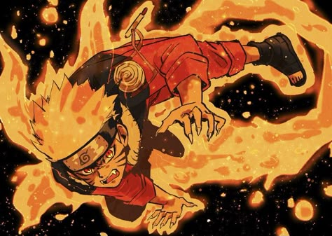 Kurama Naruto Art, Naruto Rage Mode, Gaara Sasuke, Dc Pics, Naruto A, Kurama Naruto, Naruto Kurama, Nine Tails, Naruto 1