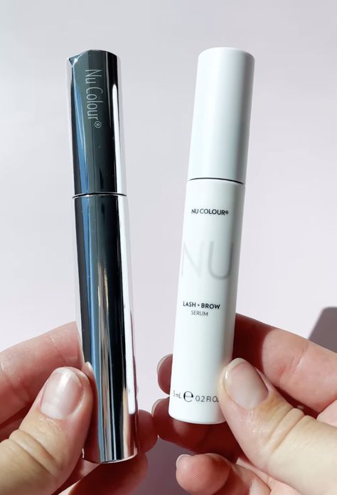 Get Lash + Brow Serum and Curl and Lash Mascara in a Bundle Nuskin Lash And Brow Serum, Lash And Brow Serum, Curled Lashes, Skincare Habits, Mascara Application, Lashes And Brows, Doterra Business, Brow Serum, Skin Photo