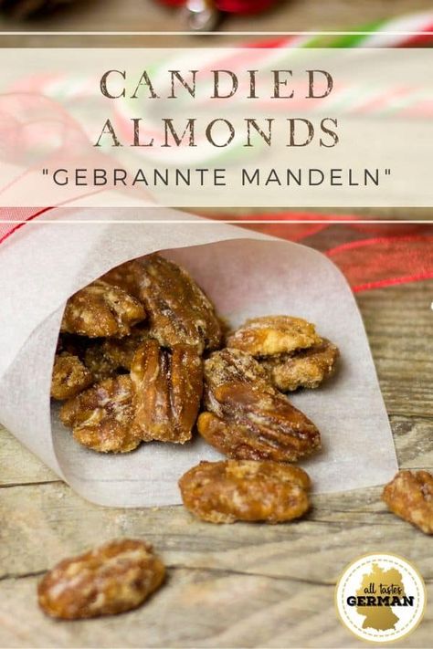 Seasoned Almonds, Glazed Almonds, Candy Almonds Recipe, Almonds Roasted, Candied Almonds, Candied Orange, Cinnamon Nuts, Cinnamon Almonds, Christmas Sweets