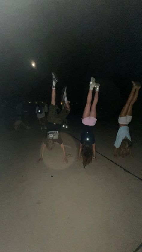 #handstand #friends #night Hanging W Friends Aesthetic, Hang Outs With Friends, Hanging Our With Friends Aesthetic, Friends Hanging Out Aesthetic Night, Out At Night With Friends, Hanging Out W Friends, Hanging Out With Friends, Friends Hanging Out, Friends Night