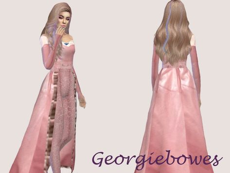 Sims 4 Cc Decendants, Sims 4 Glinda Cc, Pink Dress Sims 4 Cc, Descendants Sims 4 Cc, Sims 4 Cc Descendants, Sims 4 Descendants, Audrey Descendants 3, Pink Leather Dress, Audrey Descendants